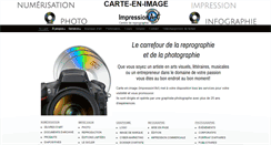 Desktop Screenshot of carte-en-image.com